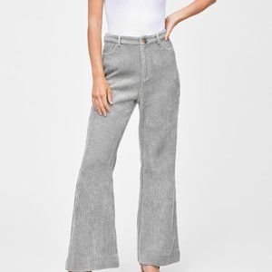 En Saison - Flare High Waist Corduroy Pants